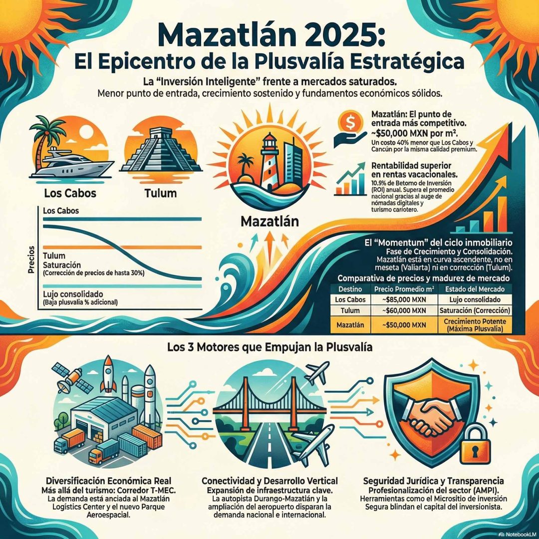 Mazatlán 2025: el epicentro de la plusvalía estratégica