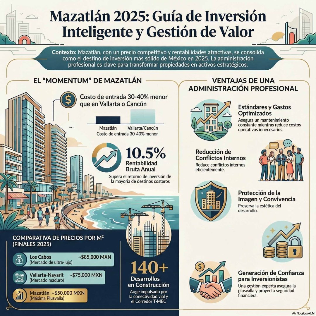 Mazatlán 2025: guía de inversión inteligente y gestión de valor